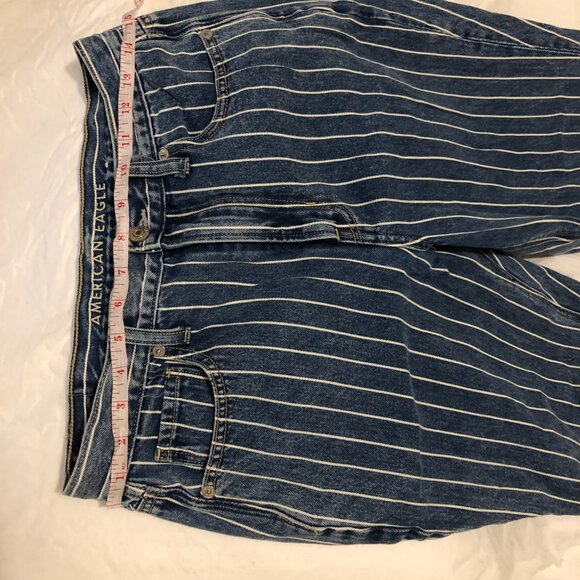 Striped American Eagle Denim [size 6] - Picture 3 of 3